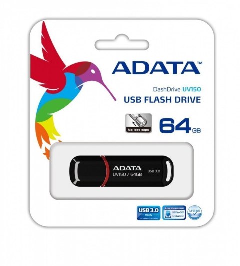 ADATA ADATA | UV150 | 64 GB | USB 3.0 | Czarny