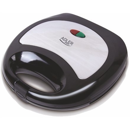 Adler Adler | AD 3015 | Tostownica | 750 W | Liczba płyt 1 | Liczba kanapek 2 | Czarny