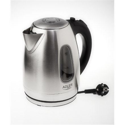 Adler Sp. z o.o. Czajnik Adler AD 1223 | Standard | 2200 W | 1.7 L | Stal nierdzewna | Obracana podstawa 360° | Gwarancja 24 m-ce