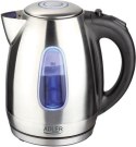 Adler Sp. z o.o. Czajnik Adler AD 1223 | Standard | 2200 W | 1.7 L | Stal nierdzewna | Obracana podstawa 360° | Gwarancja 24 m-ce