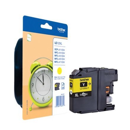 Brother Brat LC | 225XLY | Żółty | Zestaw kartek z tuszem | 1200 stron