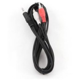 Cablexpert Przewód audio Cablexpert | Męskie | RCA x 2 | Minijack stereo 3,5 mm | Długość 2,5 m. Gwarancja producenta: 24 miesiące.