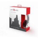 Gembird Słuchawki stereo Gembird "Los Angeles" z mikrofonem, pasywną redukcją hałasu | Czarne