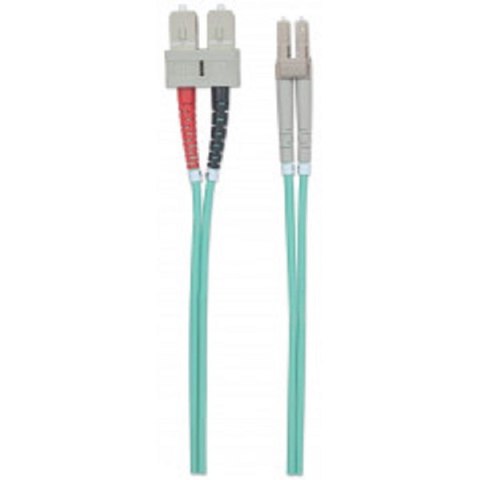 TECHLY Patchcord światłowodowy OM3 50/125 mm SC-LC Duplex 5 m 751094