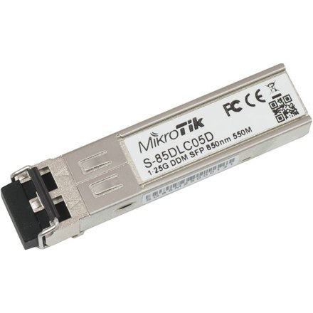 MikroTik MikroTik | S-85DLC05D | SFP | Wielomodowy Kabel Światłowodowy | Dual LC | 10/100/1000 Mbit/s | Długość Fali 850 nm | Maksymalna 