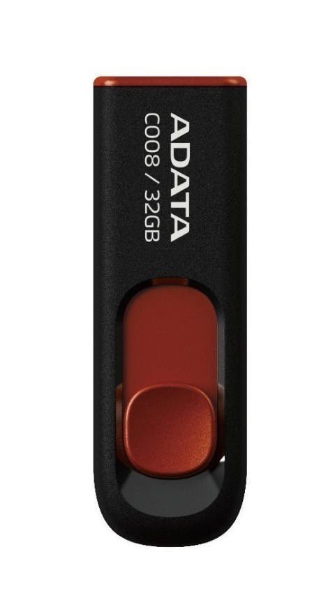 ADATA ADATA | C008 | 32 GB | USB 2.0 | Czarny/Czerwony