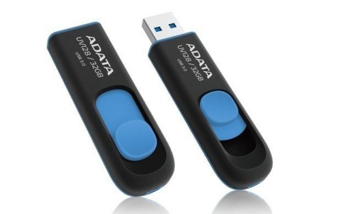 ADATA ADATA | UV128 | 32 GB | USB 3.0 | Czarny/Niebieski