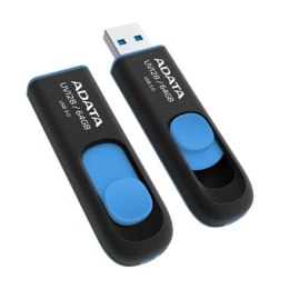ADATA ADATA | UV128 | 64 GB | USB 3.0 | Czarny/Niebieski