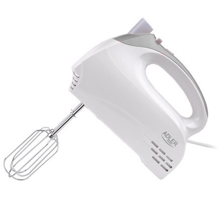 Adler Adler | AD 4201 g | Mikser | Mikser ręczny | 300 W | Liczba prędkości 5 | Tryb Turbo | Biały