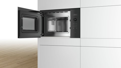 Bosch Bosch | BFL524MB0 | Kuchenka mikrofalowa | Do zabudowy | 20 L | 800 W | Czarny