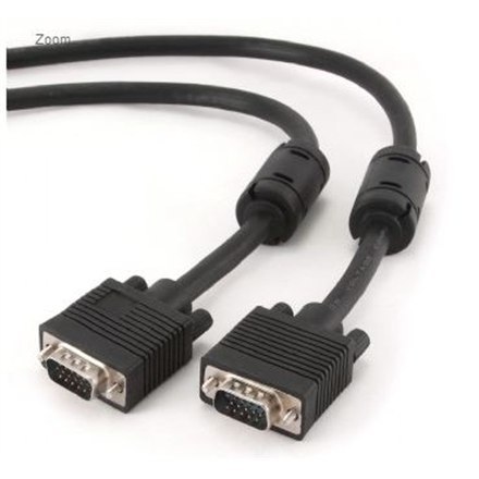 Cablexpert Cablexpert | CC-PPVGA-6B | Kabel VGA | Męski | 15-pinowy HD D-Sub (HD-15) | Męski | 15-pinowy HD D-Sub (HD-15) | 1,83 m | Czarny