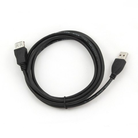 Cablexpert Cablexpert | Przedłużacz USB | Męski | 4-pinowy USB Typ A | Żeński | Czarny | 4-pinowy USB Typ A | 1,8 m