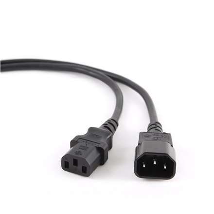 Cablexpert Cablexpert | Przedłużacz zasilania | Zasilanie IEC 60320 C14 | Zasilanie IEC 60320 C13 | 1,8 m