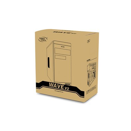 Deepcool Deepcool | Wave V2 | Czarny | Micro ATX | Zasilacz w zestawie Nie