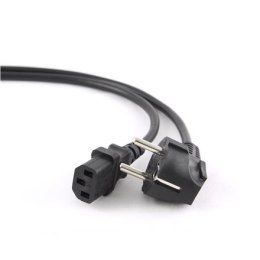 Gembird Cablexpert | Kabel zasilający | Zasilanie IEC 60320 C13 | Zasilanie CEE 7/7 | 3 m | Czarny