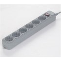 Gembird Gembird SPG6-B-10C Power Cube - listwa przeciwprzepięciowa | Złącze wyjściowe Qty 6 | 3 m | Biały