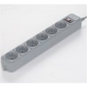 Gembird Gembird SPG6-B-6C Power Cube - listwa przeciwprzepięciowa | Złącze wyjściowe Qty 6 | 1,8 m | Biały