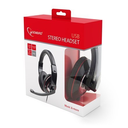 Gembird Słuchawki USB Gembird MHS-U-001 | Przewodowe | 24-miesięczna Gwarancja