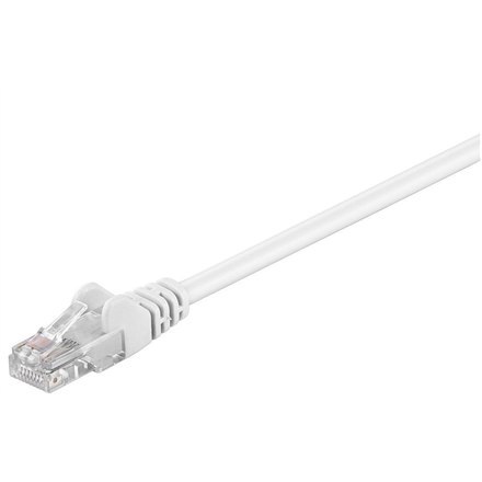 Goobay Goobay 68501 CAT 5e patch cable, U/UTP, white, 1 m