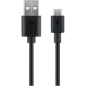 Goobay Goobay | Męski | 4-pinowy USB typu A | Męski | 5-pinowy Micro-USB typu B | 1 m