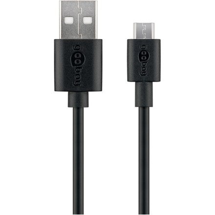 Goobay Goobay | Męski | 4-pinowy USB typu A | Męski | 5-pinowy Micro-USB typu B | 1 m