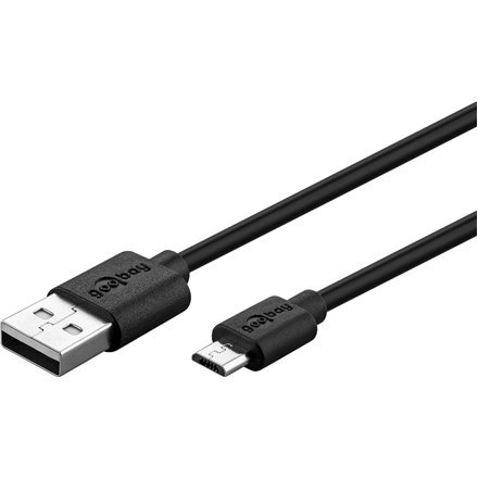 Goobay Goobay | Męski | 4-pinowy USB typu A | Męski | 5-pinowy Micro-USB typu B | 1 m
