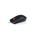 Lenovo Mysz przewodowa Lenovo Essential USB, 1600 DPI, 1,8 m, 3 przyciski, czarna Lenovo | Mysz Essential USB | Czujnik optyczny | Prze