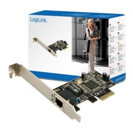 Logilink Logilink | Karta sieciowa | Ethernet | Fast Ethernet | Gigabit Ethernet | PCI Express x1