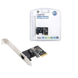 Logilink Logilink | Karta sieciowa | Ethernet | Fast Ethernet | Gigabit Ethernet | PCI Express x1