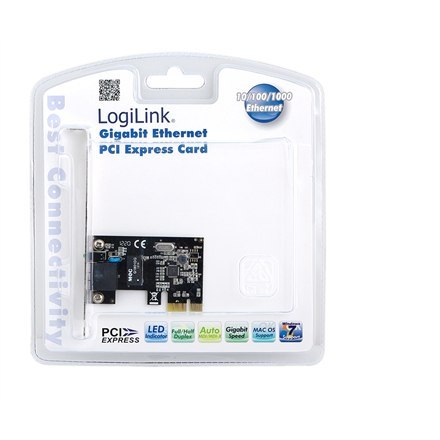 Logilink Logilink | Karta sieciowa | Ethernet | Fast Ethernet | Gigabit Ethernet | PCI Express x1