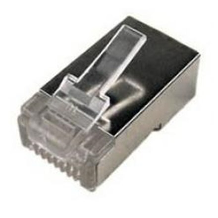Logilink Logilink | MP0003 | Wtyczka modułowa CAT5eDostosowana do okrągłego kabla 8P8CWtyczka ekranowanaZłocone styki