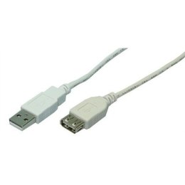 Logilink Logilink | Przedłużacz USB | Żeńskie | 4-pinowe USB typu A | Męskie | 4-pinowe USB typu A | 3 m