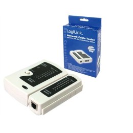 Logilink Logilink | Tester kabli RJ11, RJ12 i RJ45 z jednostką zdalną