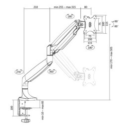 Logilink Logilink | Uchwyt biurkowy | BP0042 | 13-32 