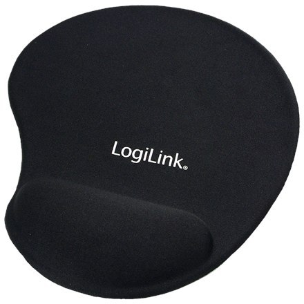 Logilink Podkładka pod mysz z żelową podpórką pod nadgarstki, Logilink | ID0027 | Czarny