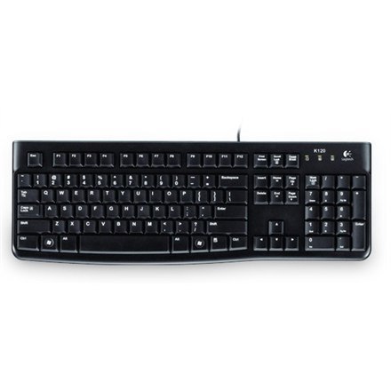 Logitech Logitech | K120 | Standardowa | Przewodowa | PL/LT | 1,5 m | Czarna | Port USB | Litewska | 55 g