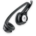 Logitech Logitech | Zestaw słuchawkowy do komputera | H390 | Wbudowany mikrofon | USB typu A | Czarny
