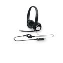 Logitech Logitech | Zestaw słuchawkowy do komputera | H390 | Wbudowany mikrofon | USB typu A | Czarny