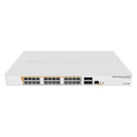 MikroTik MikroTik | CRS328-24P-4S+RM Gigabit Ethernet POE/POE+ router/switch | 12 miesięcy | Porty PoE/Poe+ w liczbie 24 | Typ zasilania 