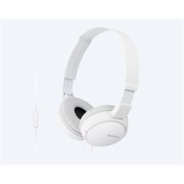 Sony Sony | MDR-ZX110APW.CE7| Nauszne | Z mikrofonem | Białe | Przewodowe