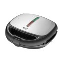 Adler Adler | AD 3040 | Opiekacz do kanapek | 1200 W | Liczba talerzy 5 | Liczba ciastek 2 | Powłoka ceramiczna | Czarny