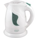 Adler Adler | Czajnik | AD 08 | Standard | 850 W | 1 L | Plastik | Podstawa obrotowa 360° | Biały