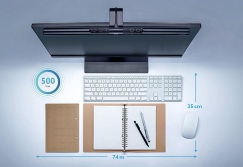 Benq Benq | ScreenBar e-Reading LED Task Lamp | 9H.W42QD.WP1 | 320 lm | 5 W | 2700-6500 K | 50000 h | Lampa LED | 5 V | 0,53 kg