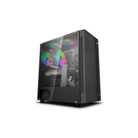 Deepcool Deepcool | MATREXX 55 MESH | Okno boczne | Czarny | E-ATX | Zasilacz w zestawie Nie | ATX PS2 （Długość mniejsza niż 170 mm)