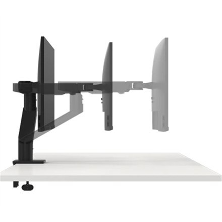 Dell Dell | Uchwyt biurkowy | MDA20 | Wysokość, pochylenie, obrót, głębokość | 19-27 " | Maksymalna waga (udźwig) 10 kg | Czarny