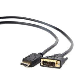 Gembird Cablexpert | CC-DPM-DVIM | Kabel DVI | Męski | 24+1 pin cyfrowy DVI | Męski | 20 pin DisplayPort | 1 m | Czarny