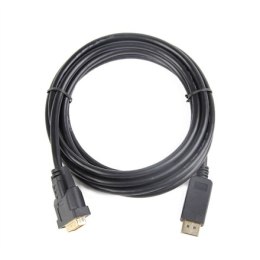 Gembird Cablexpert | CC-DPM-DVIM | Kabel DVI | Męski | 24+1 pin cyfrowy DVI | Męski | 20 pin DisplayPort | 1 m | Czarny