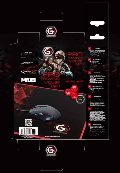 Gembird Gembird | MP-GAMEPRO-S | Podkładka pod mysz