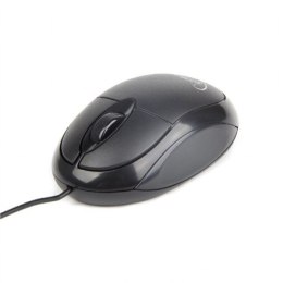 Gembird Gembird | Przewodowa | MUS-U-01 | Optyczna mysz USB | Czarna