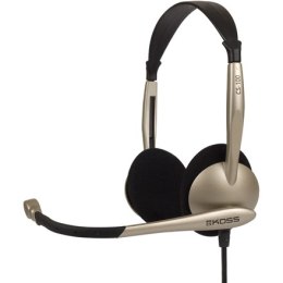 Koss Koss | CS100 | Słuchawki | Przewodowe | Nauszne | Mikrofon | Czarny/Złoty